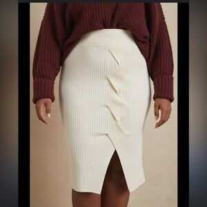 Maeve Anthropologie Desiree Knit Midi Skirt. Size small. Retail around $100